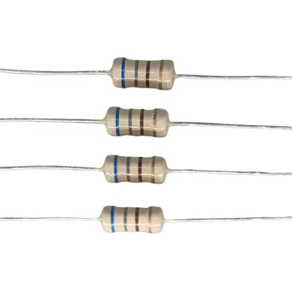 680 Ohm 1W 5% Carbon Film Resistor (680E Ohm Through Hole Resistor) image 1