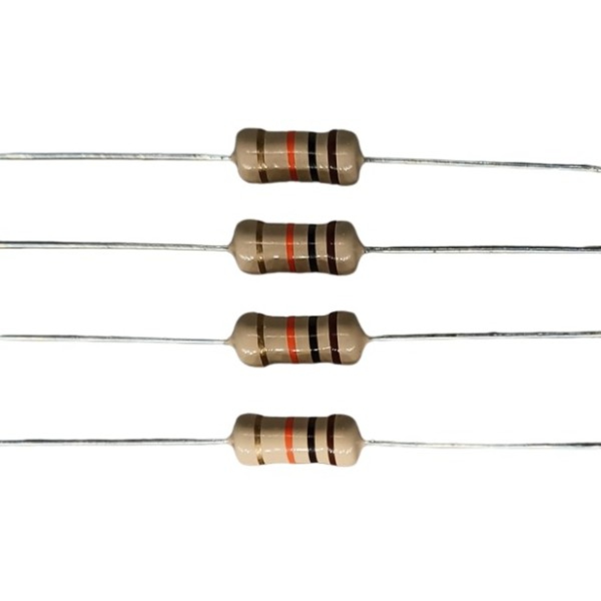 10K Ohm 1W 5% Carbon Film Resistor (High Power Through Hole Resistor) image 1