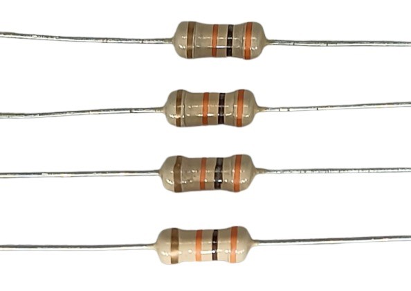 30K Ohm 1W 5% Carbon Film Resistor     image 1
