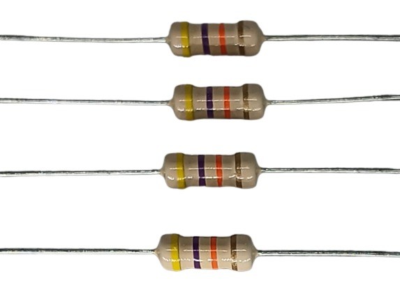 47K Ohm 1W 5% Carbon Film Resistor     image 1