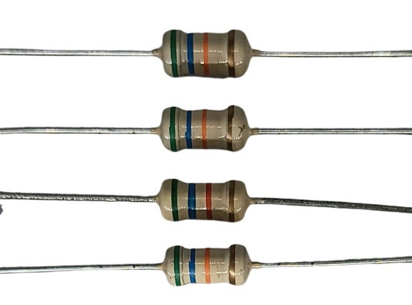 56K Ohm 1W 5% Carbon Film Resistor         image 1