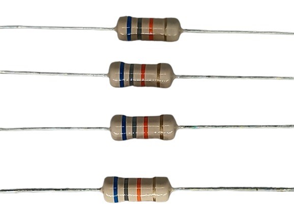68K Ohm 1W 5% Carbon Film Resistor     image 1