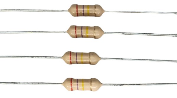 270K Ohm 1W 5% Carbon Film Resistor     image 1