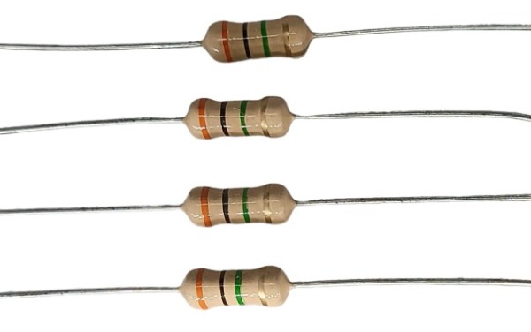 3M Ohm 1W 5% Carbon Film Resistor     image 1