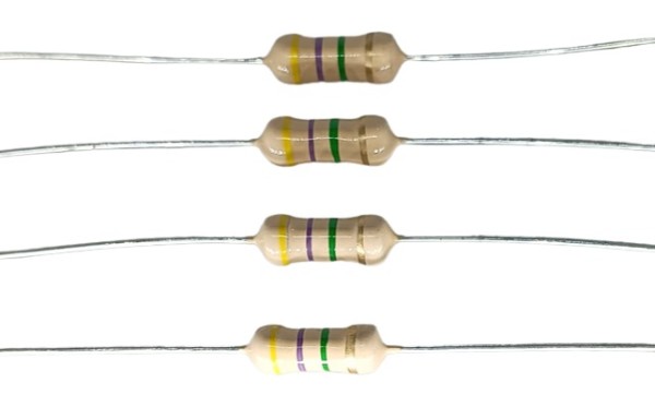 4.7M Ohm 1W 5% Carbon Film Resistor     image 1