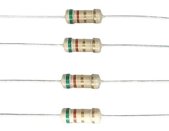 5.1E 1W 5% Carbon Film Resistor     image 1