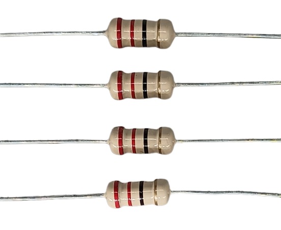 22E 1W 5% Carbon Film Resistor     image 1