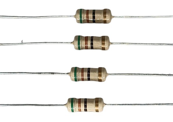 51E 1W 5% Carbon Film Resistor     image 1