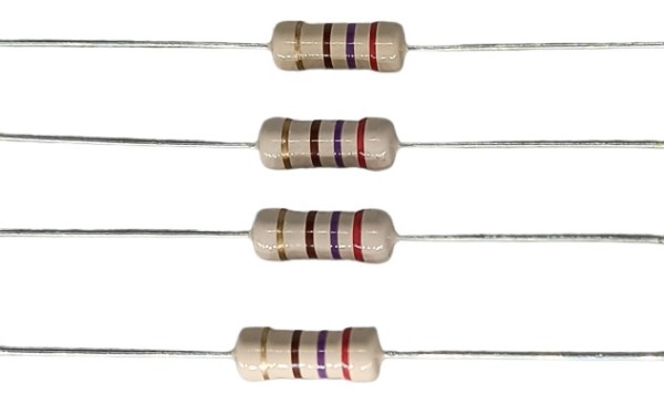 270E 1W 5% Carbon Film Resistor     image 1