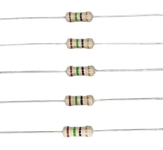 15E 1/2W 5% Carbon Film Resistor     image 1