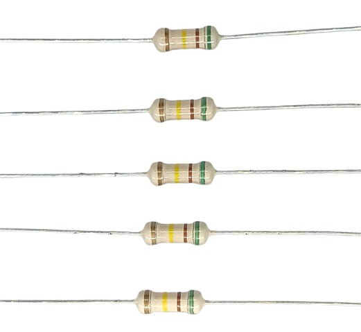 510K Ohm 1/2W 5% Carbon Film Resistor   image 1