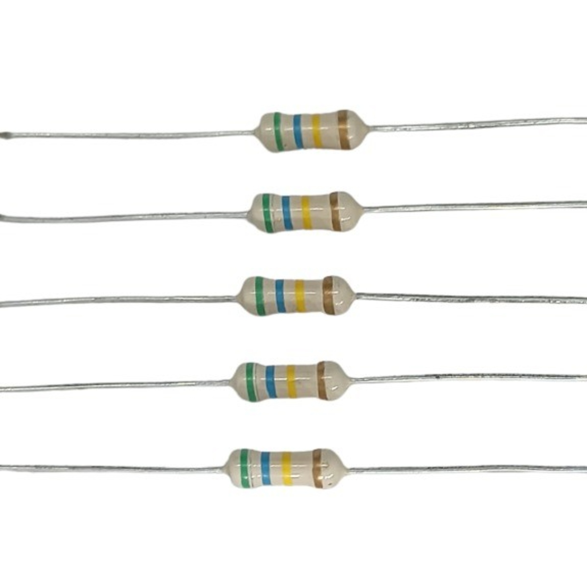 560K Ohm 1/2W 5% Carbon Film Resistor (Through Hole Resistor) image 1