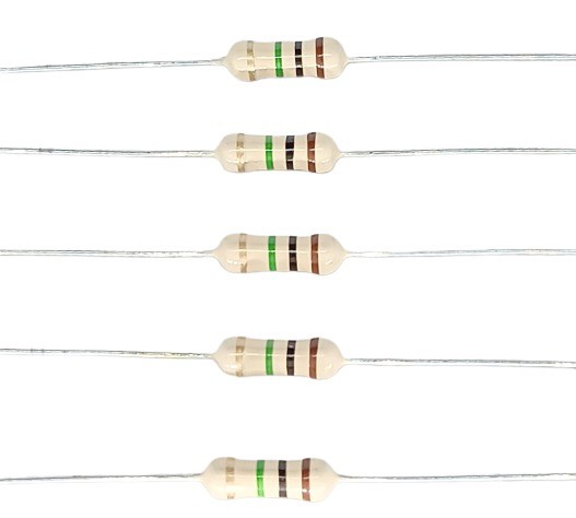 1M Ohm 1/2W 5% Carbon Film Resistor   image 1