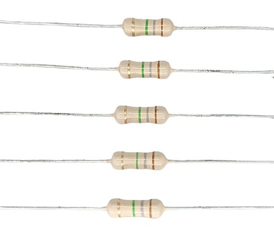1.8M Ohm 1/2W 5% Carbon Film Resistor   image 1