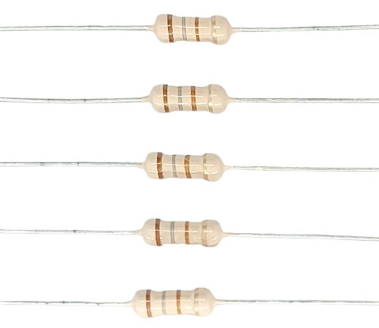 180E 1/2W 5% Carbon Film Resistor     image 1