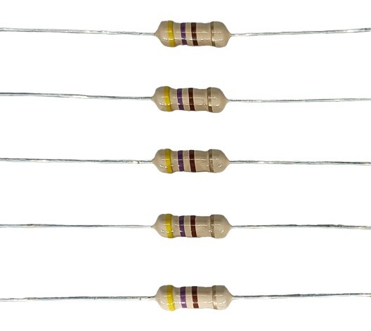470E 1/2W 5% Carbon Film Resistor       image 1