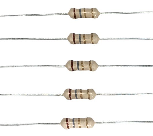 1.8E 1/2W 5% Carbon Film Resistor      image 1