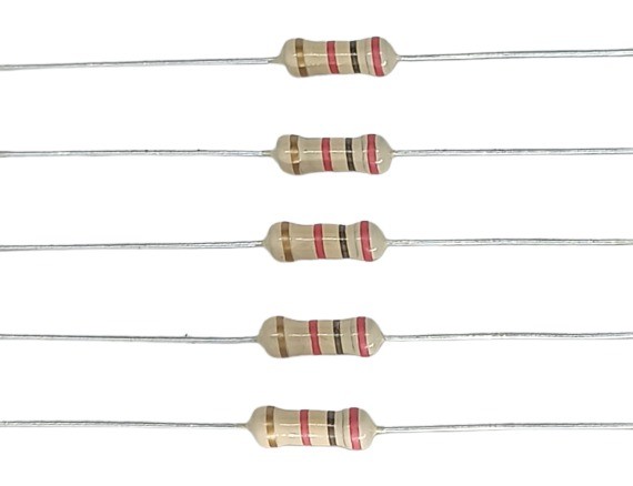 2K Ohm 1/2W 5% Carbon Film Resistor     image 1