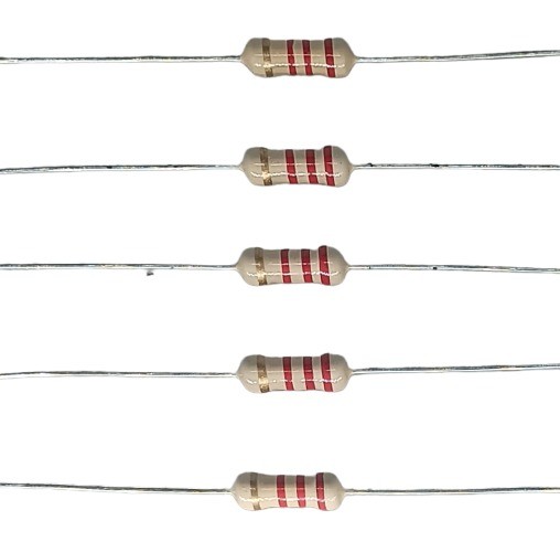 2.2K Ohm 1/2W 5% Carbon Film Resistor     image 1