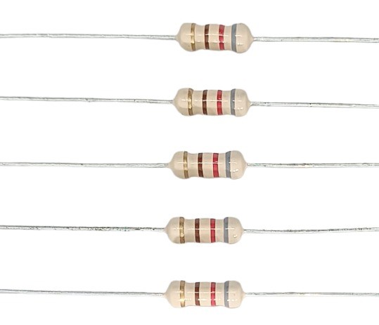 820E 1/2W 5% Carbon Film Resistor     image 1