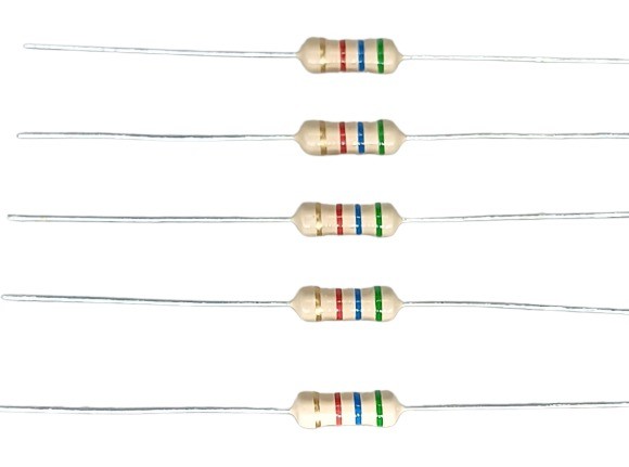 5.6K Ohm 1/2W 5% Carbon Film Resistor     image 1