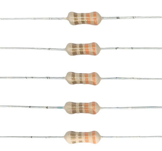 3.3E 1/2W 5% Carbon Film Resistor     image 1