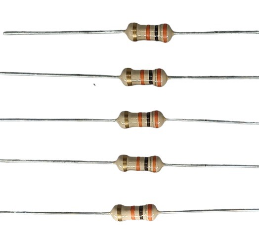 30K Ohm 1/2W 5% Carbon Film Resistor   image 1