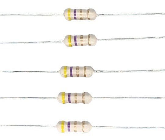 4.7E 1/2W 5% Carbon Film Resistor     image 1