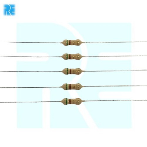 5.1E 1/4W 5% Carben Film Resistor     image 1