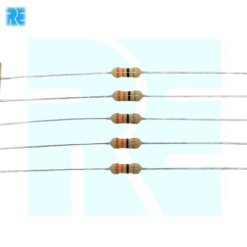 33E 1/4W 5% Carbon Film Resistor image 1