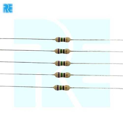 75E 1/4W 5% Carbon Film Resistor image 1