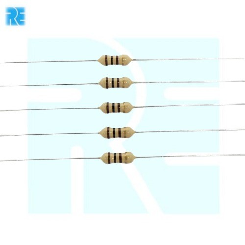 100E 1/4W 5% Carbon Film Resistor image 1