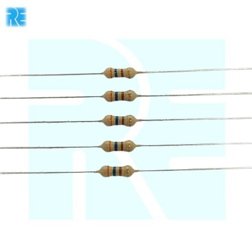 360E 1/4W 5% Carbon Film Resistor image 1