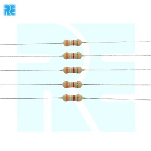 3.9K Ohm 1/4W 5% Carbon Film Resistor image 1