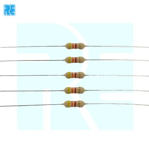 4.3K Ohm 1/4W 5% Carbon Film Resistor image 1