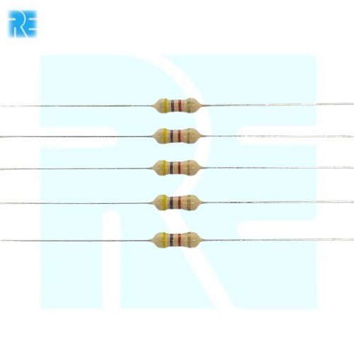 4.7K Ohm 1/4W 5% Carbon Film Resistor image 1