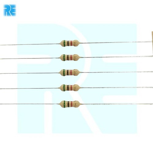 5.1K Ohm 1/4W 5% Carbon Film Resistor image 1
