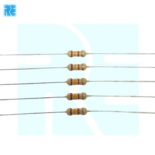 2.4K Ohm 1/4W 5% Carbon Film Resistor image 1