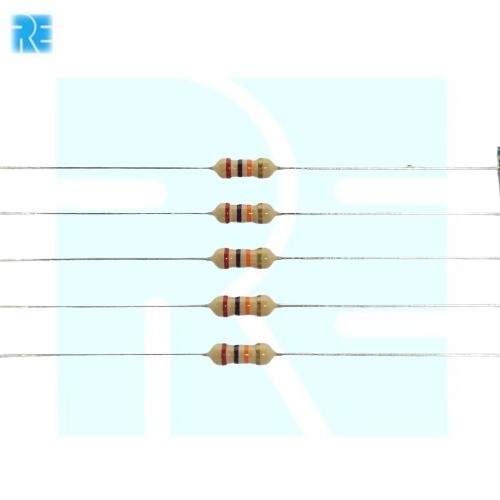 27K Ohm 1/4W 5% Carbon Film Resistor image 1