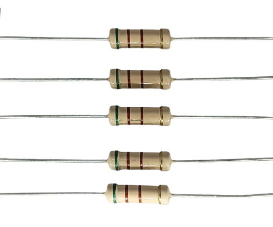 510E 2W 5% Carbon Film Resistor  image 1