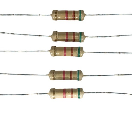 5.1K Ohm 2W 5% Carbon Film Resistor  image 1