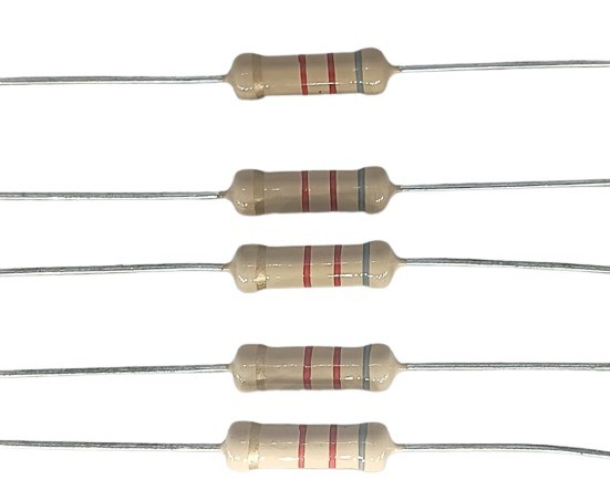 8.2K Ohm 2W 5% Carbon Film Resistor  image 1