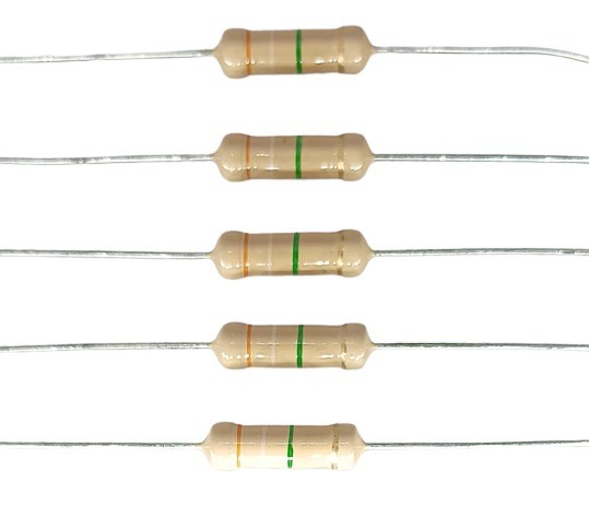3.9M Ohm 2W 5% Carbon Film Resistor  image 1