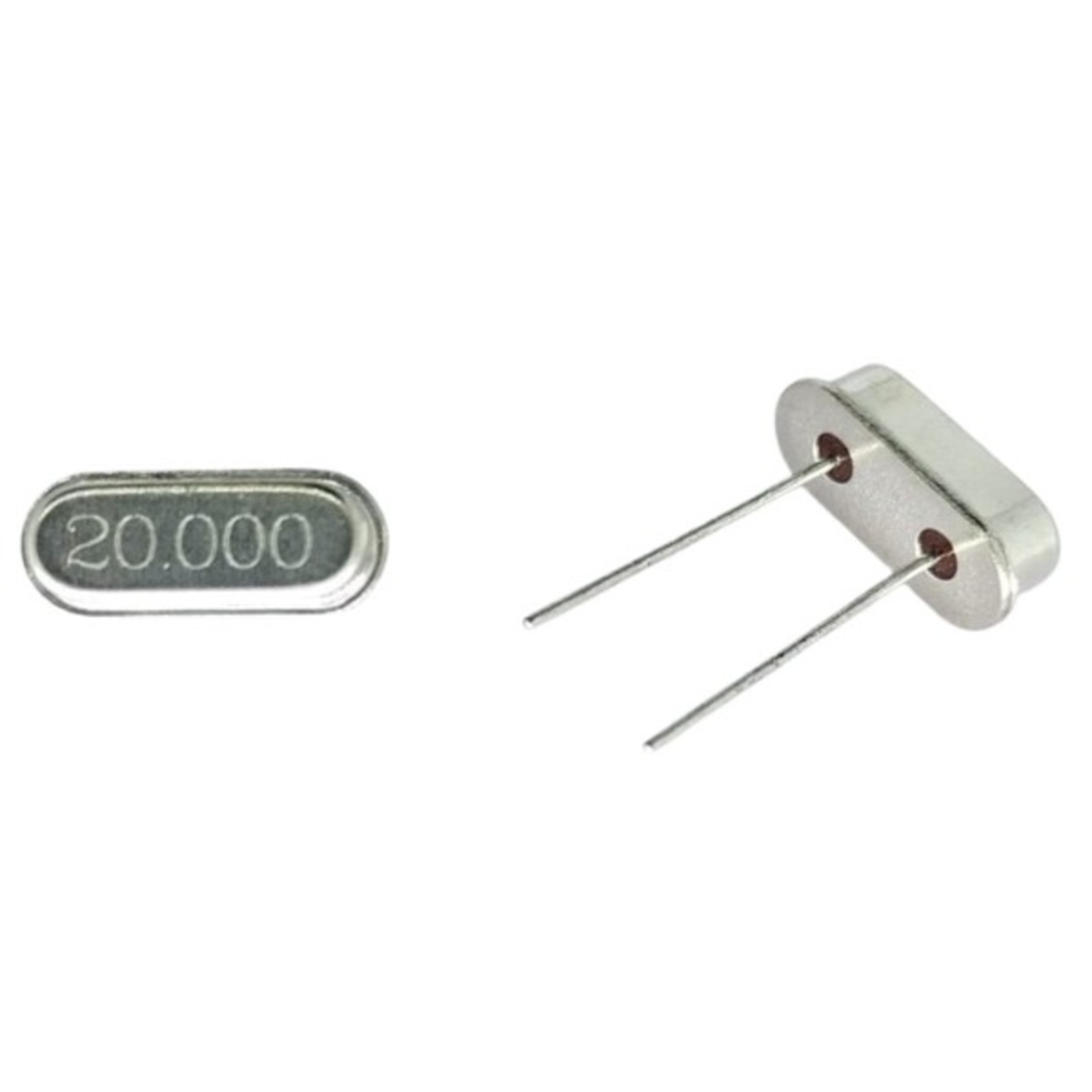 20MHz Crystal Cut Size HC49S Through Hole Quartz Crystal Resonator (20MHz Crystal Oscillator) image 1