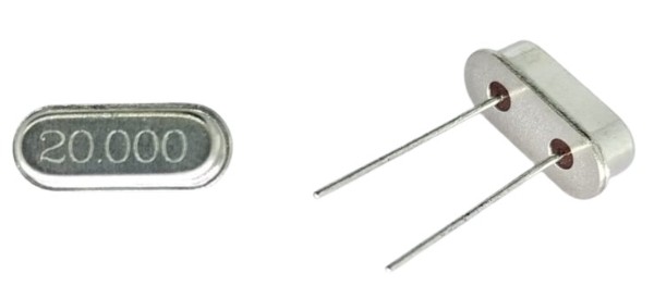 20MHz Crystal Cut Size HC49S Through Hole Quartz Frequency Crystal (20MHz Crystal Resonator) image 1