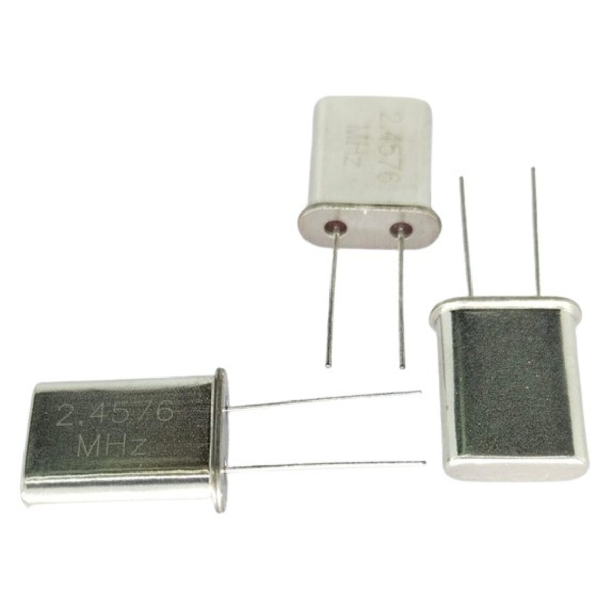 2.4576MHz Crystal HC49U Through Hole Resonator (Quartz Crystal, Frequency Crystal) image 1
