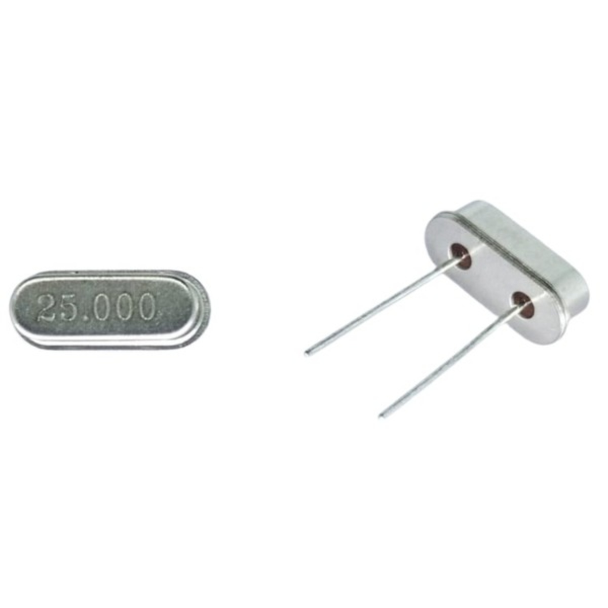 25MHz Crystal Cut Size HC-49/S Quartz Crystal Oscillator (25MHz Crystal Resonator) image 1