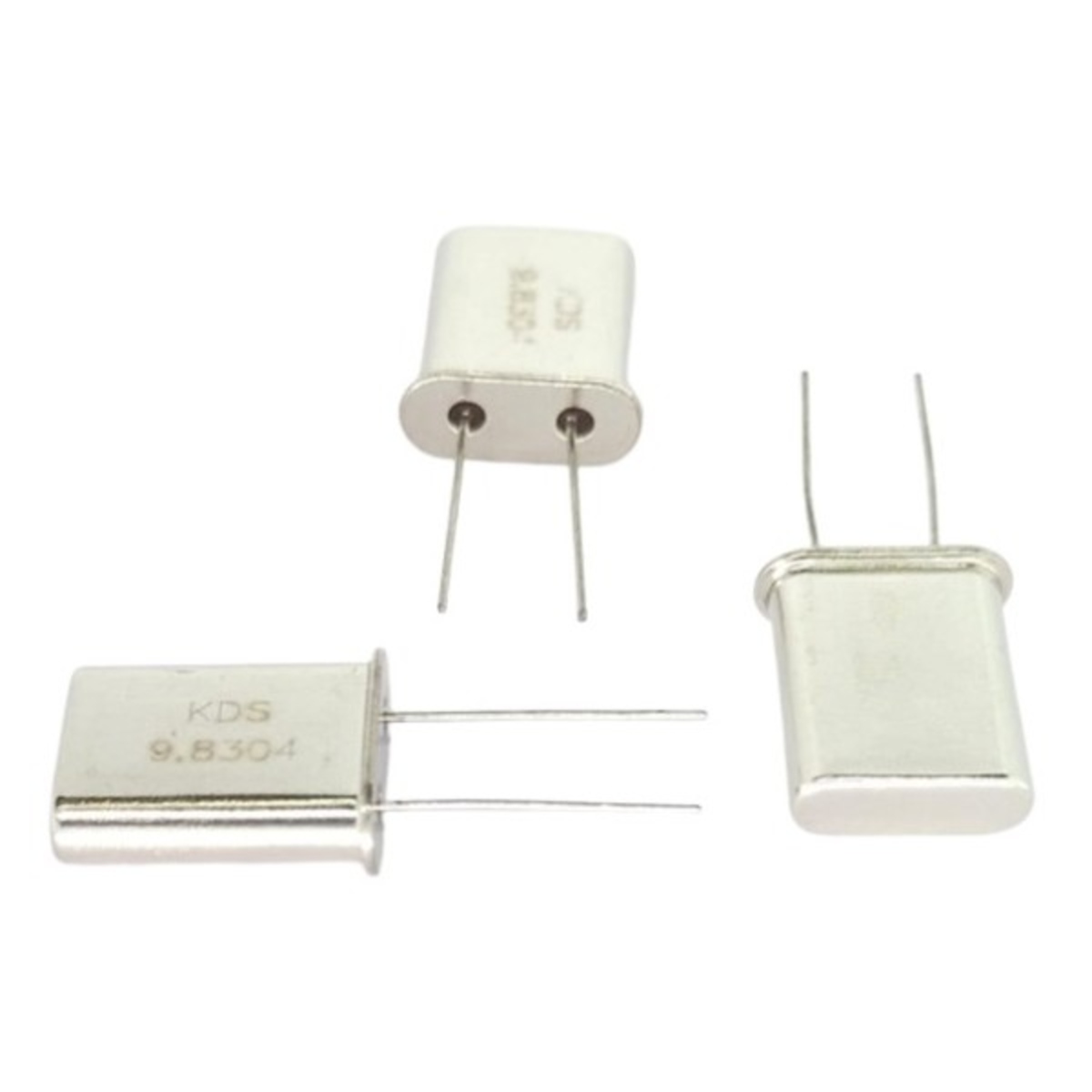 9.8304MHz Crystal HC49U Through Hole Resonator (Quartz Crystal, Frequency Crystal) image 1