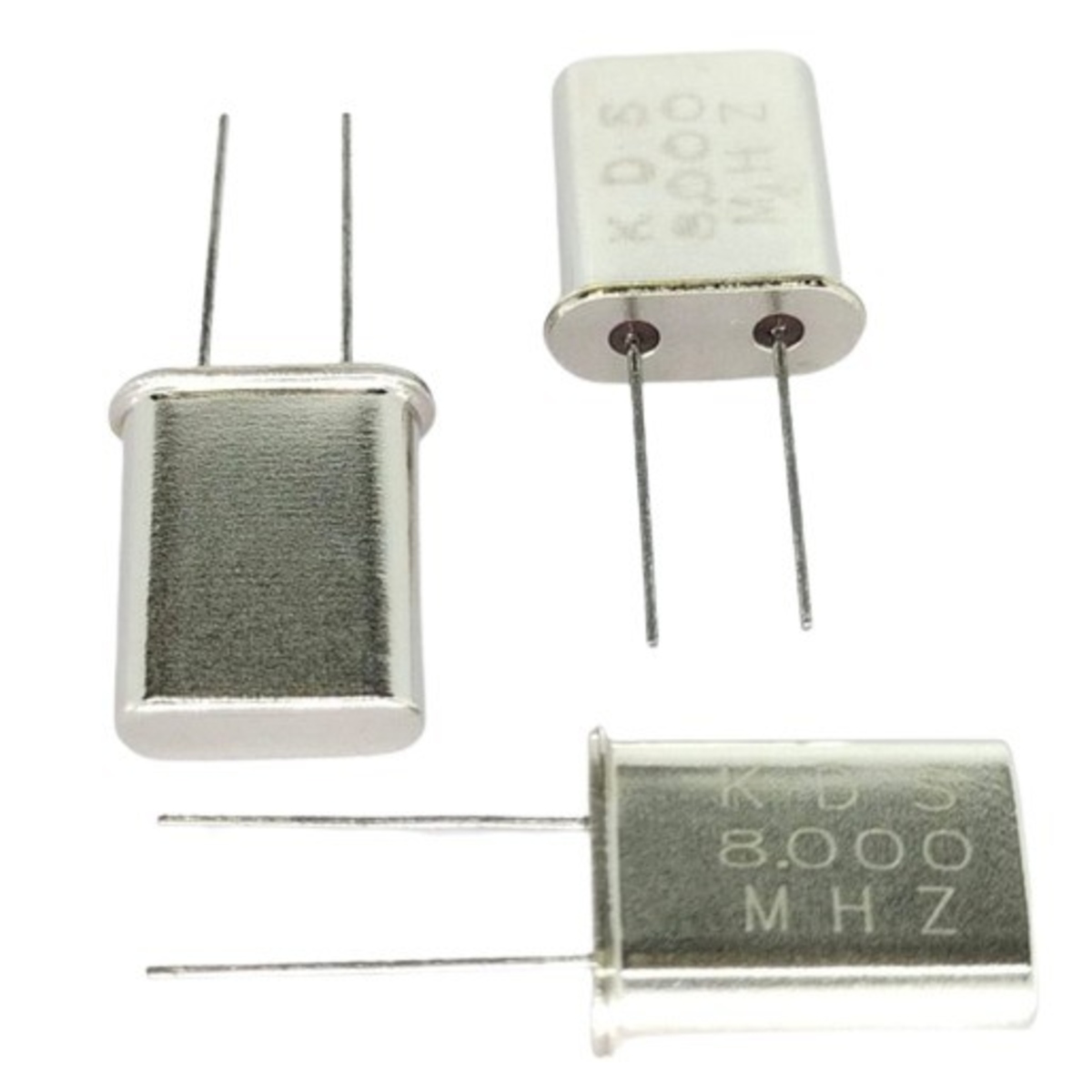 8MHz Crystal HC49U Through Hole Resonator (Quartz Crystal, Frequency Crystal) image 1