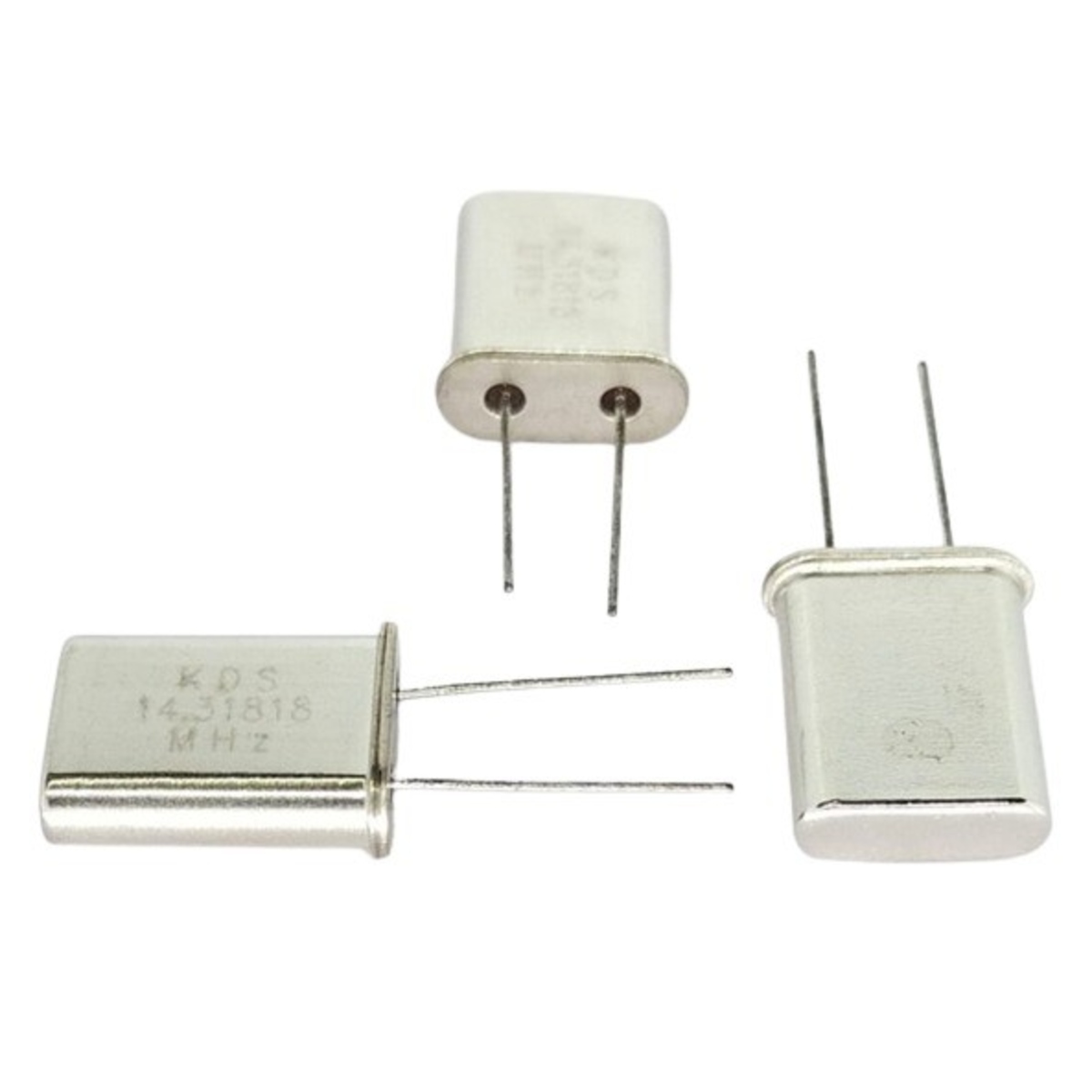 14.31818MHz Crystal Full Size HC49U Through Hole Quartz Crystal Resonator (14.31818MHz Crystal) image 1
